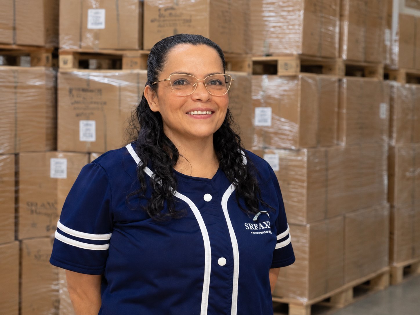 SR Faxhion team member in the finished-product and packaging area